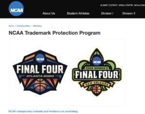 NCAA TRADEMARK REGISTRATION PORTFOLIO- LA Tech and Media Law Blog